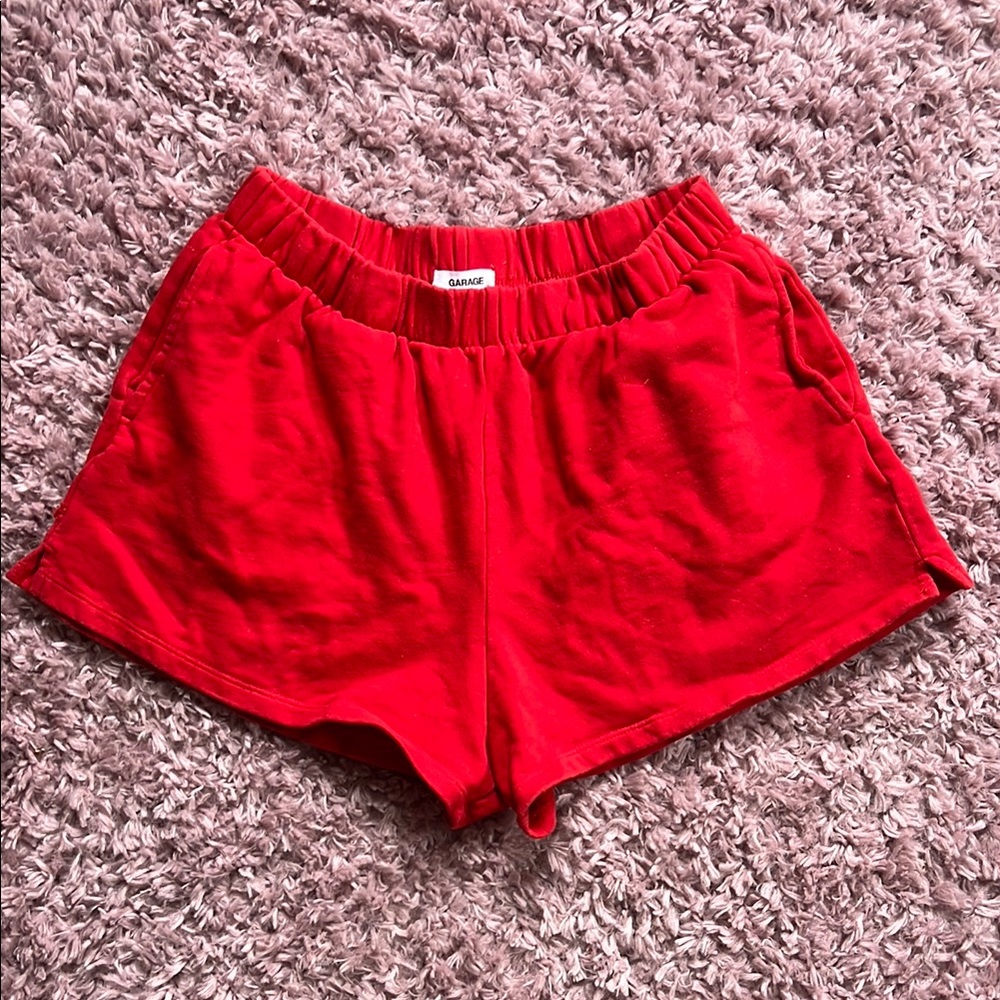 Garage Red Women's Sweat Shorts